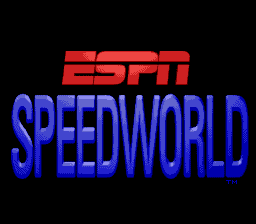 Заставка игры ESPN Speed World
